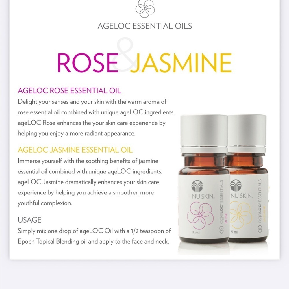 Nu Skin Rose Oil - White Cap sealed never opened 5ml mfd. in the USA - Picture 4 of 4